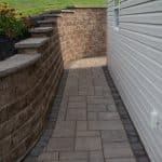 retaining wall and patio in williamsburg-2