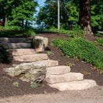 natural stone stairs