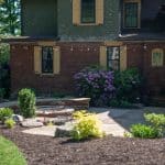 firepit with seating area