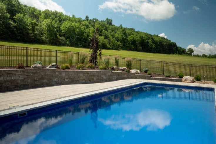 Backyard Oasis with Swimming Pool, Patio, and Pavilion in Hollidaysburg, PA